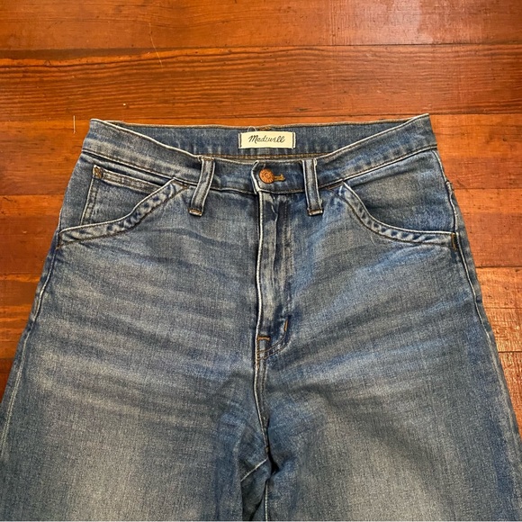 Madewell Wide Leg Crop Denim - Picture 4 of 5